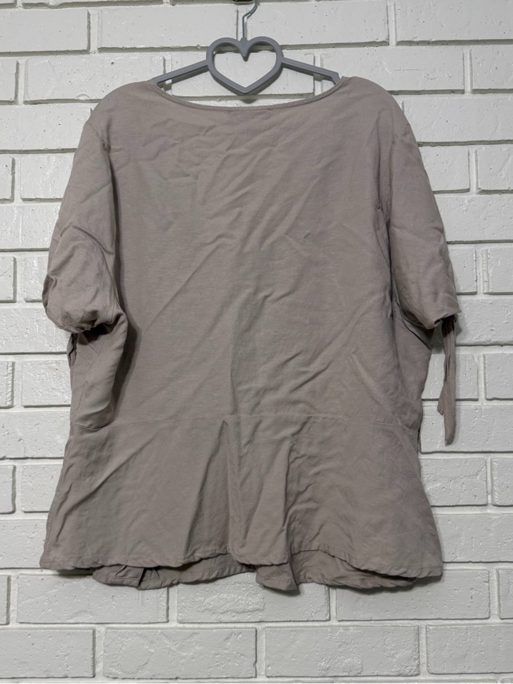 Appraisal Women Linen Blend Wrap Top – Size 2X - Picture 2 of 4